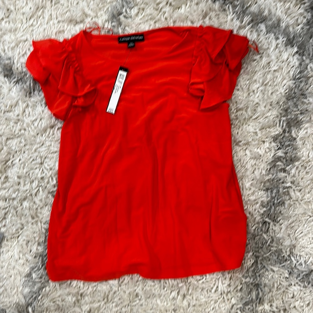 Brand new with tags Catherine Malandrino red blouse size s/p